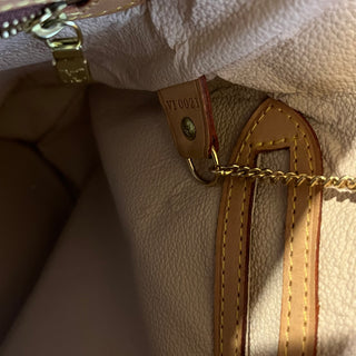 LOUIS VUITTON Petite Bucket Brown Monogram Canvas Bucket Bag