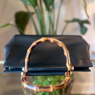 GUCCI Nymphaea Medium Bamboo Top Handle