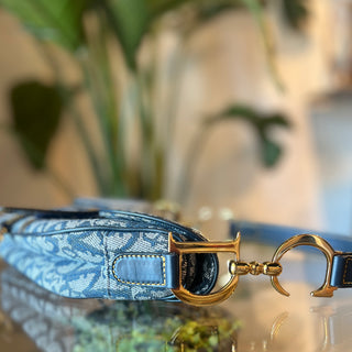 CHRISTIAN DIOR Diorissimo Jacquard Saddle Bag