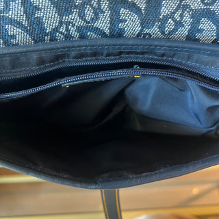 CHRISTIAN DIOR Diorissimo Jacquard Saddle Bag