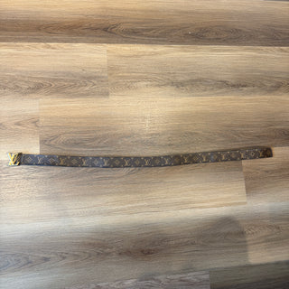 LOUIS VUITTON Monogram Initiales Belt 90/36