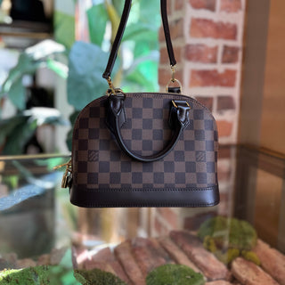 LOUIS VUITTON Alma BB Brown Damier Ebene Handbag