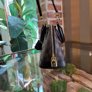 LOUIS VUITTON Alma BB Brown Damier Ebene Handbag
