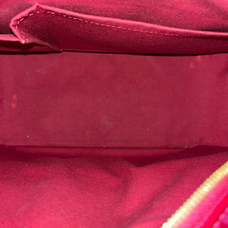 LOUIS VUITTON Summit Drive Red Monogram Vernis Satchel