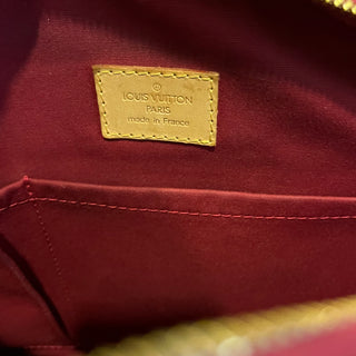 LOUIS VUITTON Summit Drive Red Monogram Vernis Satchel
