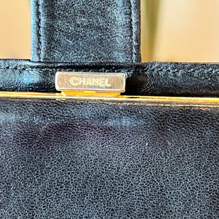 CHANEL Timeless Black Leather Wallet