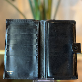 CHANEL Timeless Black Leather Wallet