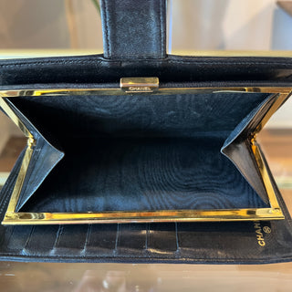 CHANEL Timeless Black Leather Wallet