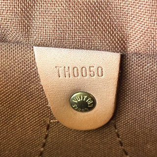 LOUIS VUITTON Speedy 30 Monogam Canvas Satchel Bag