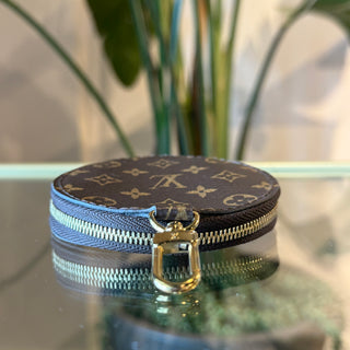LOUIS VUITTON Monogram Round Coin Purse