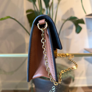 LOUIS VUITTON Reverse Monogram Dauphine Chain Wallet