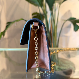 LOUIS VUITTON Reverse Monogram Dauphine Chain Wallet