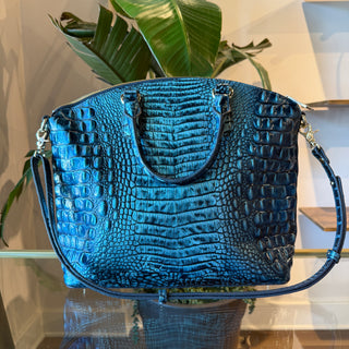 BRAHMIN Duxbury Blue Satchel