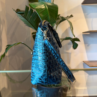 BRAHMIN Duxbury Blue Satchel