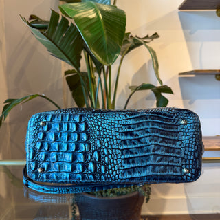 BRAHMIN Duxbury Blue Satchel