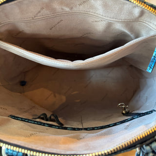 BRAHMIN Duxbury Blue Satchel