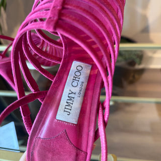 JIMMY CHOO Thu 85 Slingback Heels 39