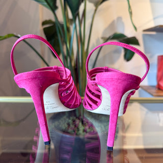 JIMMY CHOO Thu 85 Slingback Heels 39