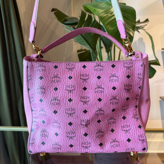 MCM Corina Visetos Shoulder Bag