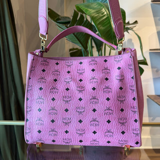 MCM Corina Visetos Shoulder Bag