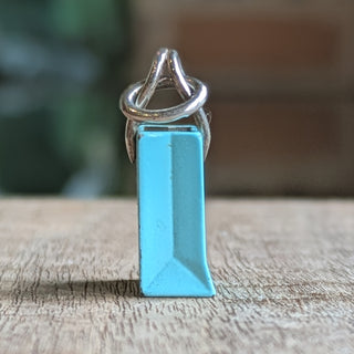 TIFFANY & CO Enamel Shopping Bag Sterling Silver Charm