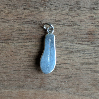 TIFFANY & CO Sterling Silver Blue Enamel Flip Flop Charm