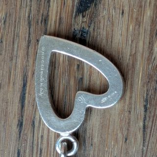 GUCCI Sterling Silver Heart Toggle Boule Bracelet