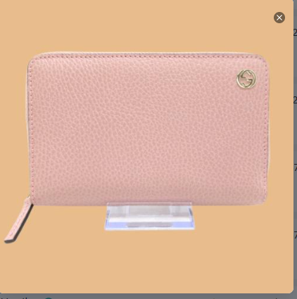 GUCCI Pink Betty Bifold Wallet