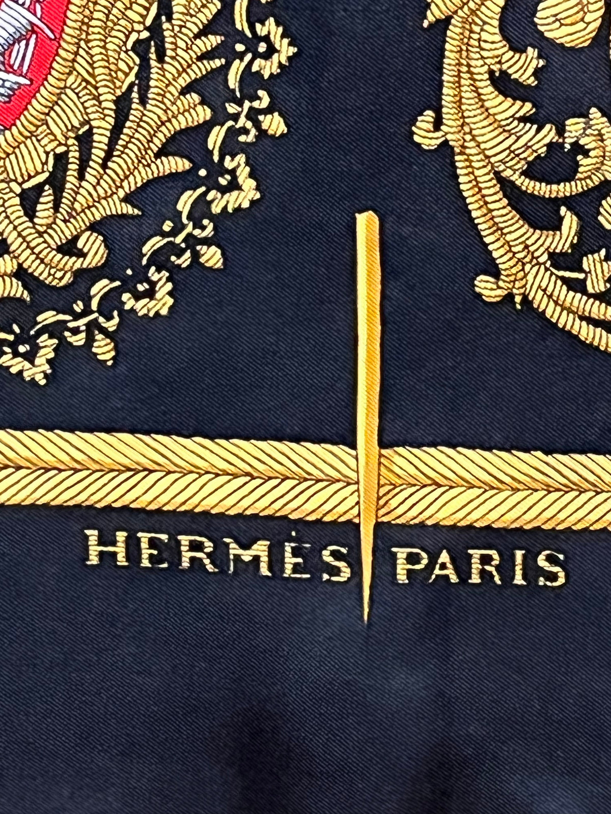 Hermes Les Armes De Paris Silk Scarf
