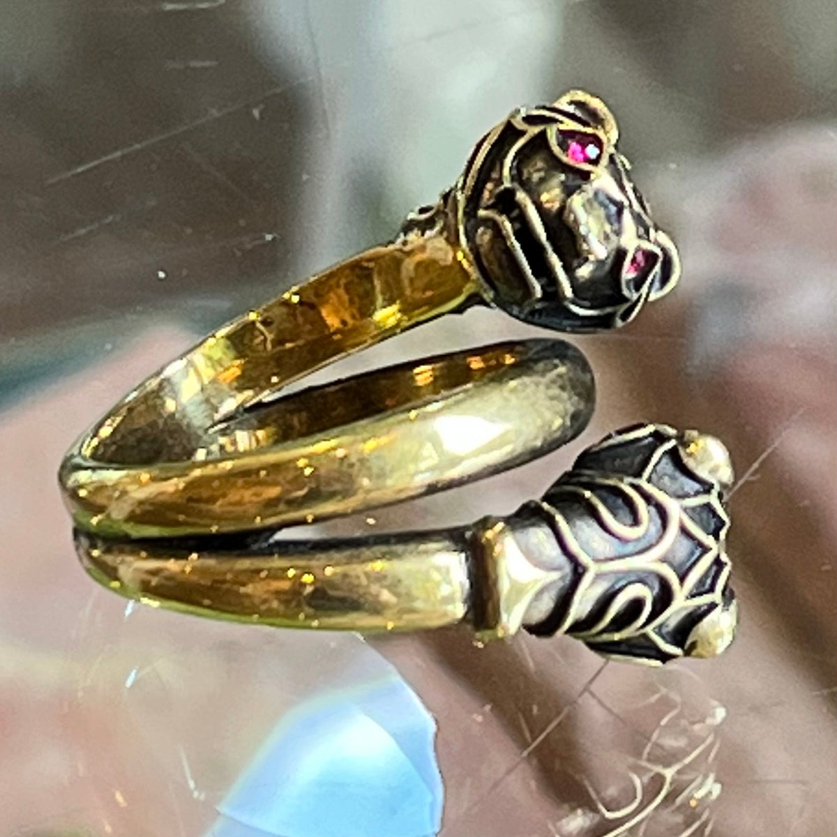 203jewelry panther ring #21 - リング