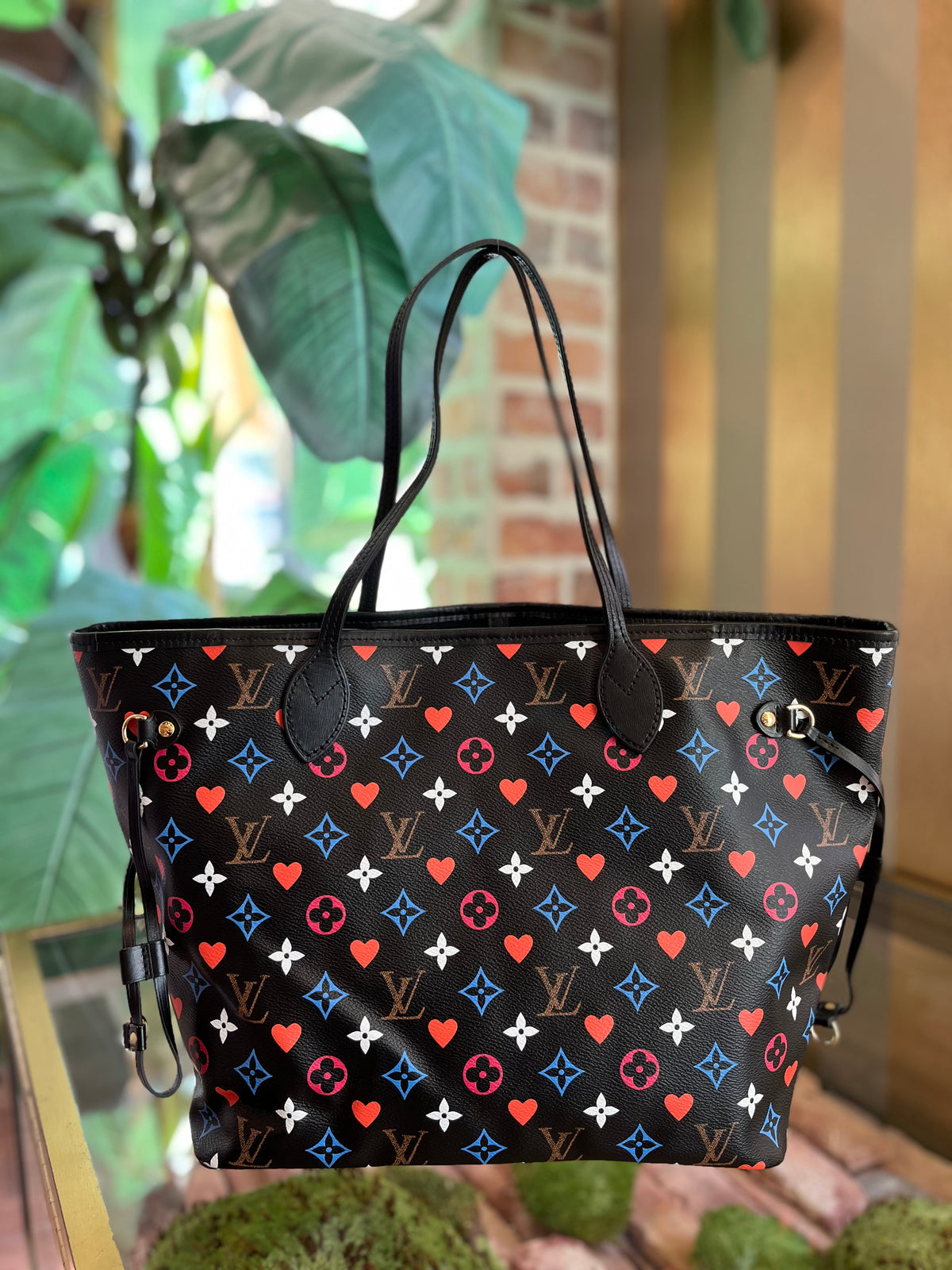 Louis Vuitton Game on Neverfull Bag