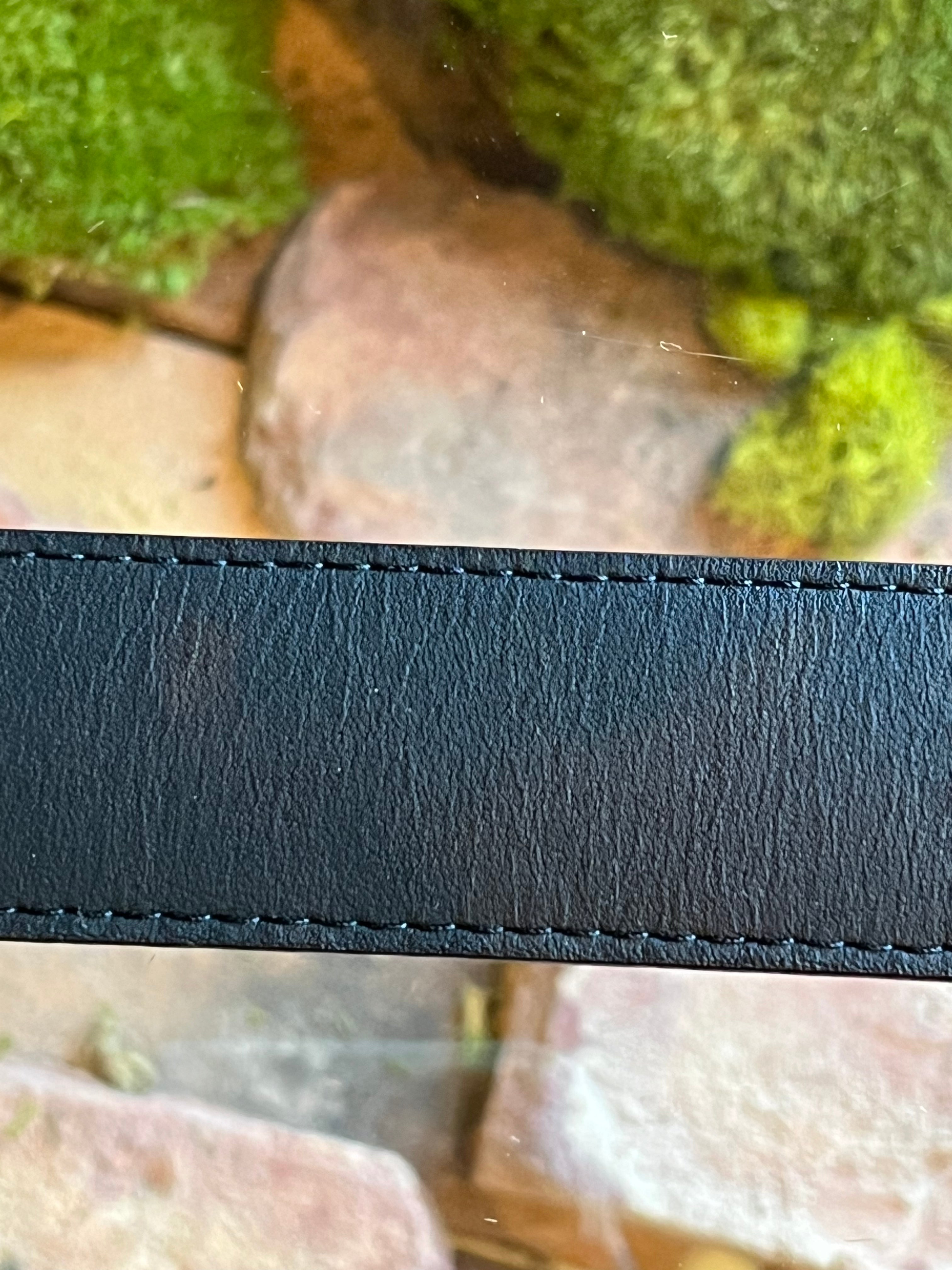 Black Belt Square Buckle Smooth Leather – LV PL