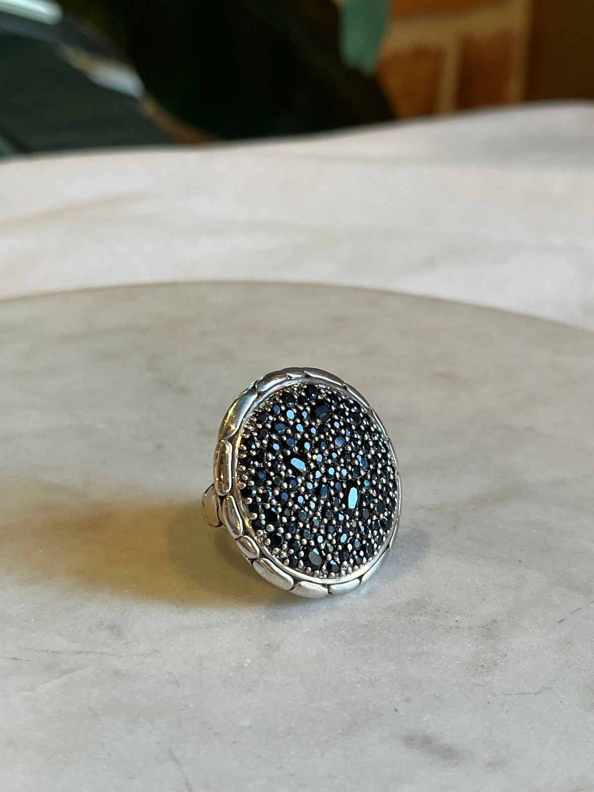 JOHN HARDY Black Sapphire Cocktail Ring