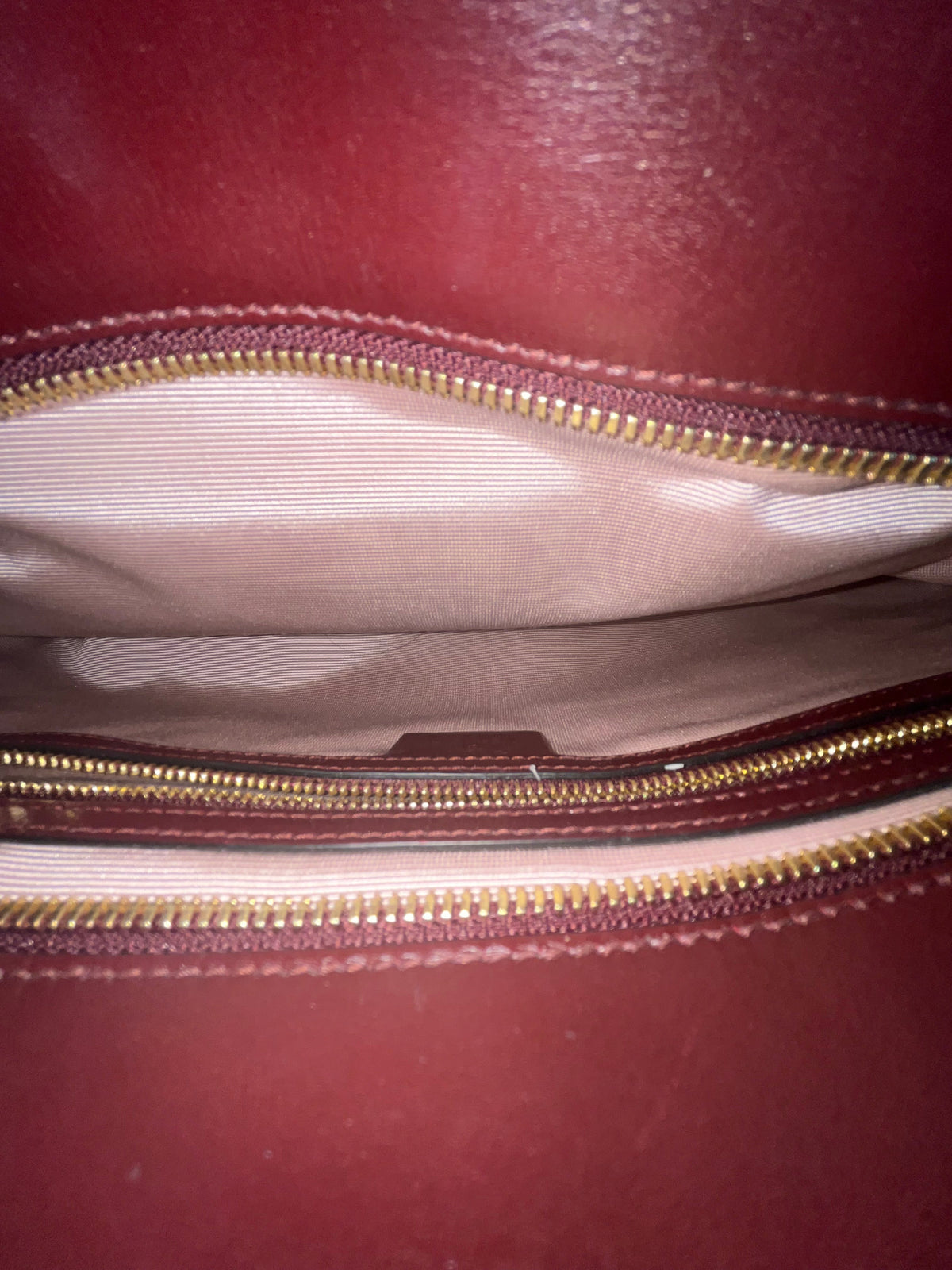 GUCCI Red Leather Arli Shoulder Bag