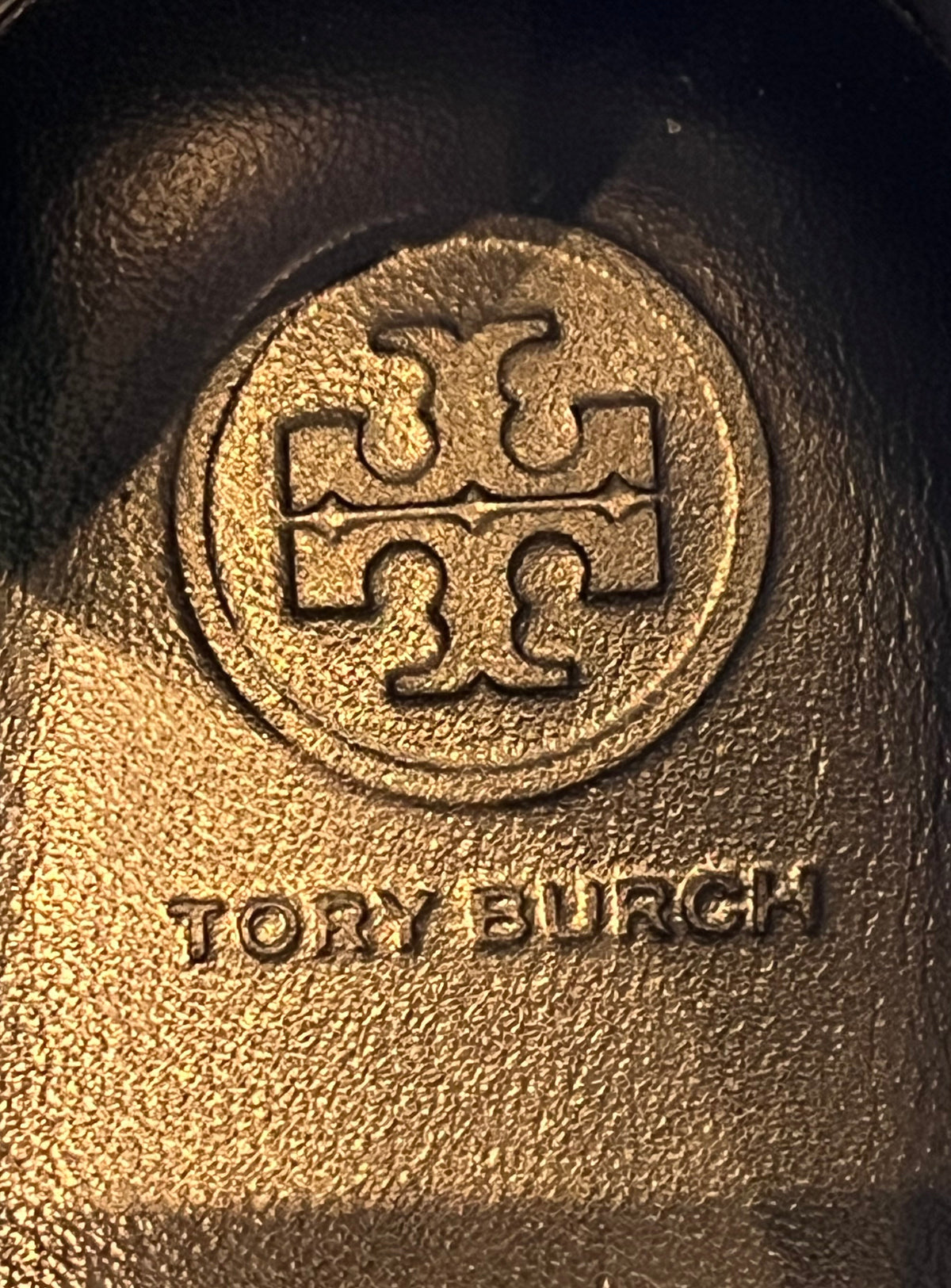 TORY BURCH Black Nylon Sneakers Flower Decal SZ 10