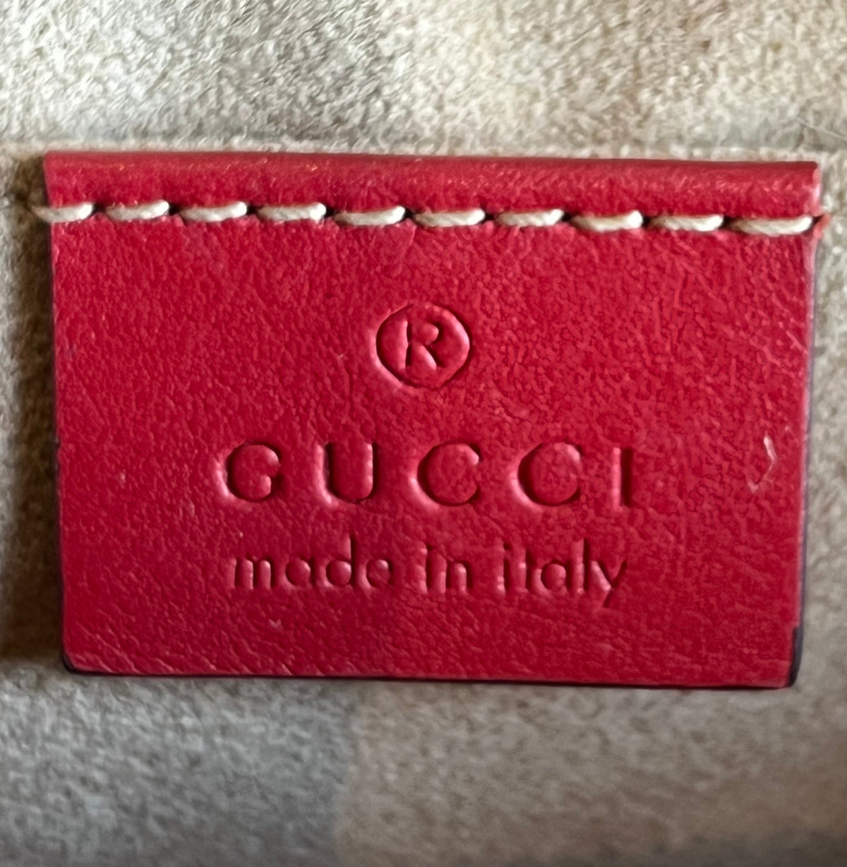 Gucci Mini Red Marmont Matelasse Crossbody