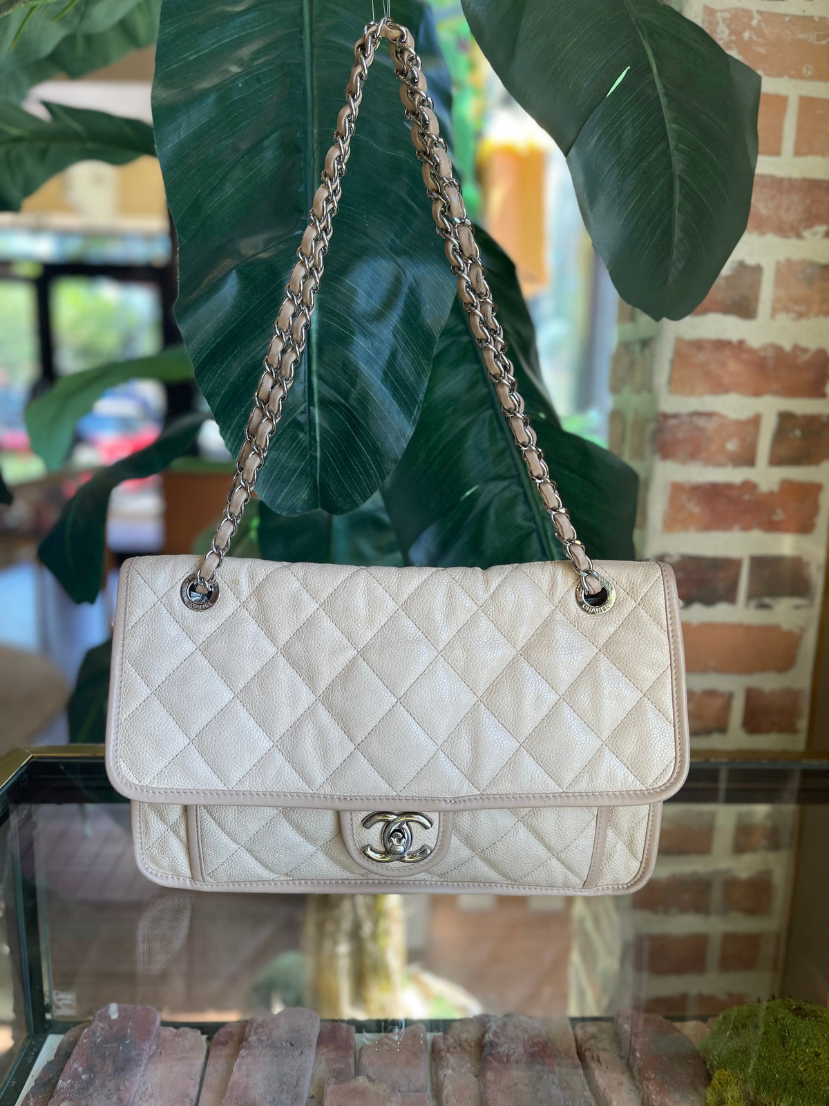 Chanel French Riviera Beige Flap