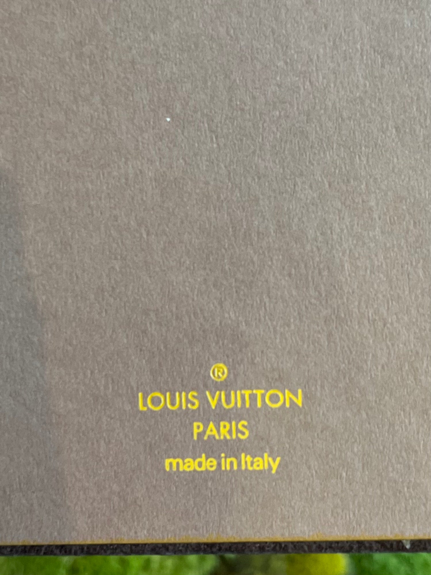 LOUIS VUITTON X NIGO Giant Damier Ebene Clemence Notebook 756469