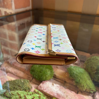 LOUIS VUITTON White Monogram Multicolore Porte-Tresor International Wallet