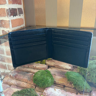 GUCCI Bee Accent Leather Bifold Wallet