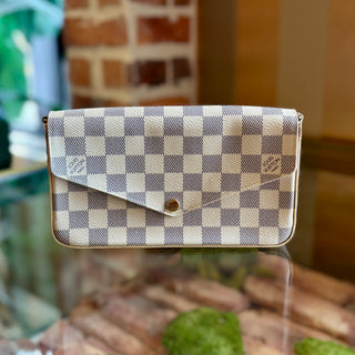 LOUIS VUITTON Damier Azur Pochette Félicie