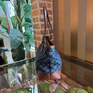 GUCCI GG Denim Ophidia Medium