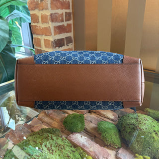 GUCCI GG Denim Ophidia Medium
