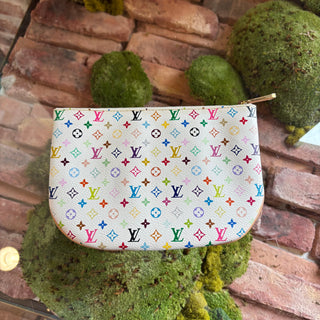 LOUIS VUITTON Multicolore Monogram Pochette GM Vintage