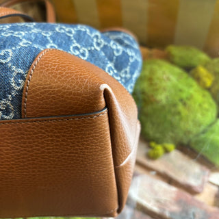 GUCCI GG Denim Ophidia Medium