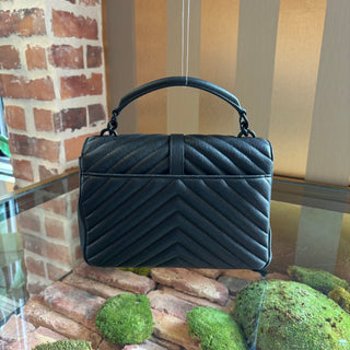 SAINT LAURENT Black College Crossbody