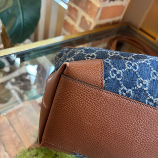 GUCCI GG Denim Ophidia Medium