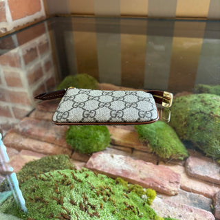 GUCCI GG Coated Canvas Supreme Key Pouch