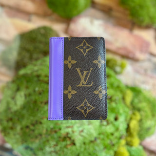 LOUIS VUITTON Pocket Organizer Purple Wallet