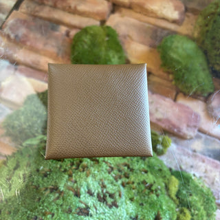 HERMES Gold Epsom Bastia Change Purse